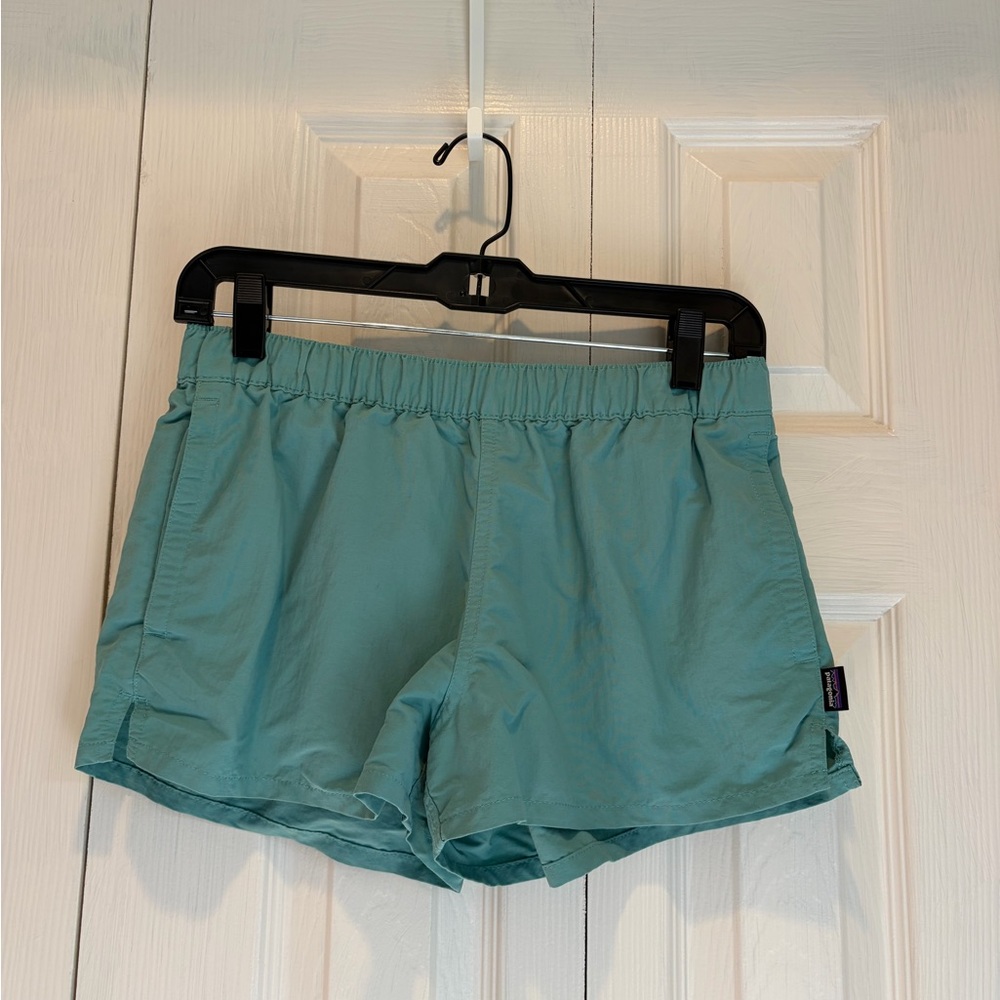 Patagonia Women's Barely Baggies Shorts Teal/Green